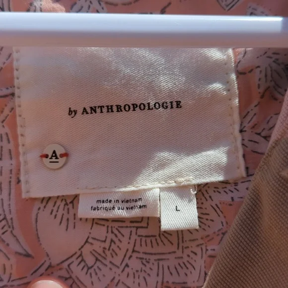 Anthropology coffee stained color army jacket - Picture 6 of 8